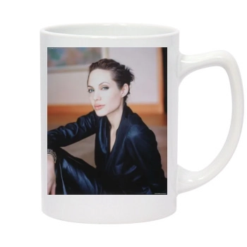 Angelina Jolie 14oz White Statesman Mug