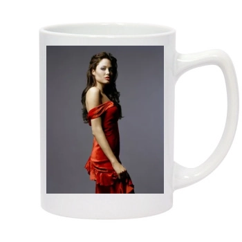 Angelina Jolie 14oz White Statesman Mug