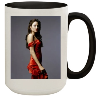 Angelina Jolie 15oz Colored Inner & Handle Mug