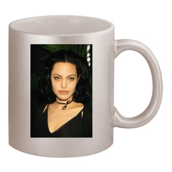 Angelina Jolie 11oz Metallic Silver Mug