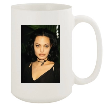 Angelina Jolie 15oz White Mug