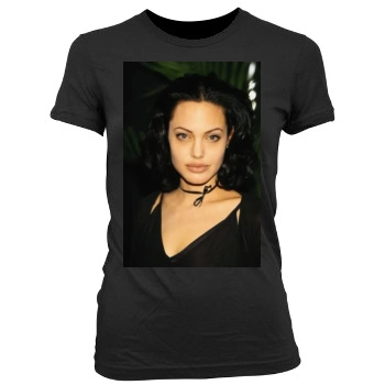 Angelina Jolie Women's Junior Cut Crewneck T-Shirt