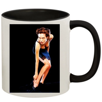 Angelina Jolie 11oz Colored Inner & Handle Mug