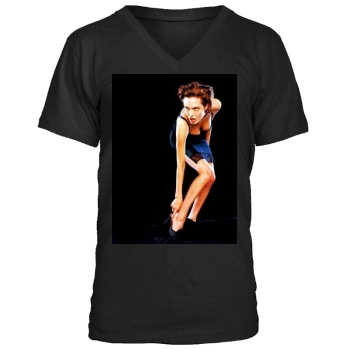 Angelina Jolie Men's V-Neck T-Shirt