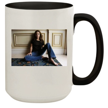 Angelina Jolie 15oz Colored Inner & Handle Mug