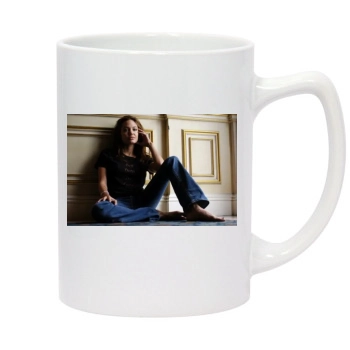 Angelina Jolie 14oz White Statesman Mug