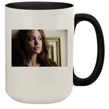 Angelina Jolie 15oz Colored Inner & Handle Mug