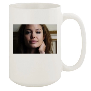 Angelina Jolie 15oz White Mug