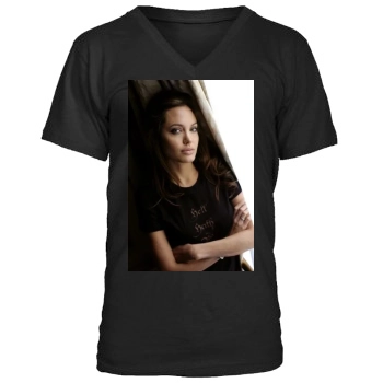 Angelina Jolie Men's V-Neck T-Shirt