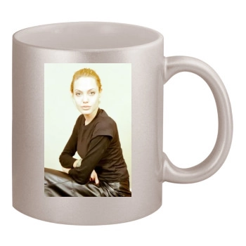 Angelina Jolie 11oz Metallic Silver Mug