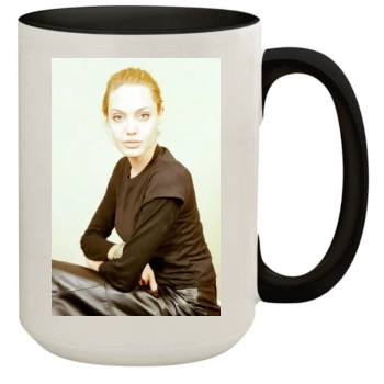 Angelina Jolie 15oz Colored Inner & Handle Mug