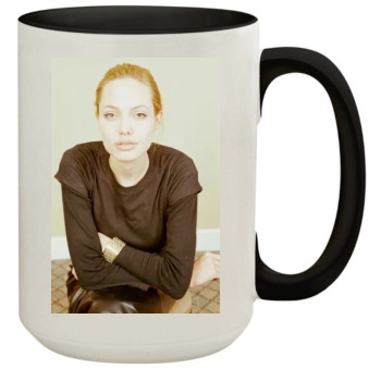 Angelina Jolie 15oz Colored Inner & Handle Mug