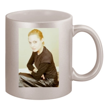 Angelina Jolie 11oz Metallic Silver Mug