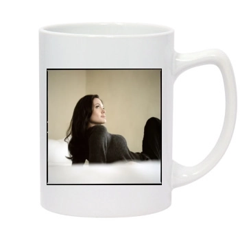 Angelina Jolie 14oz White Statesman Mug