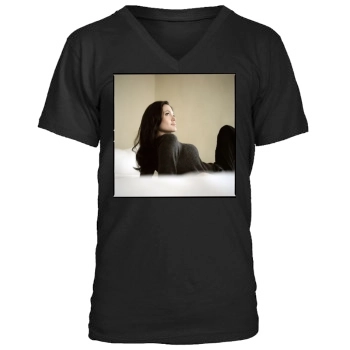 Angelina Jolie Men's V-Neck T-Shirt