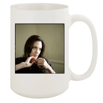 Angelina Jolie 15oz White Mug