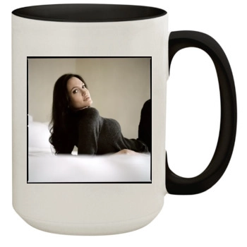 Angelina Jolie 15oz Colored Inner & Handle Mug