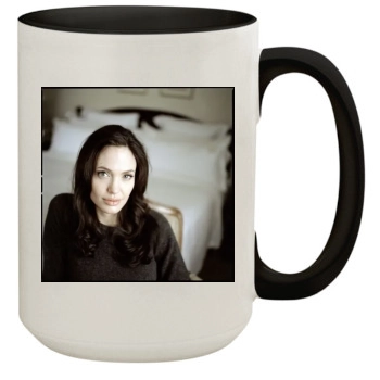 Angelina Jolie 15oz Colored Inner & Handle Mug