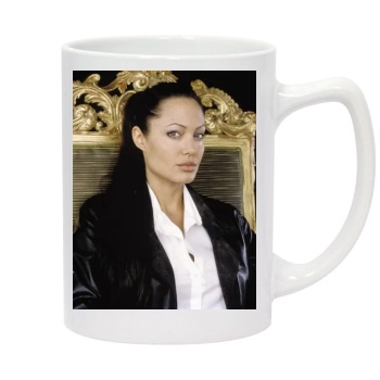 Angelina Jolie 14oz White Statesman Mug