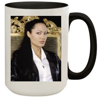 Angelina Jolie 15oz Colored Inner & Handle Mug