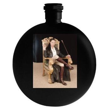 Angelina Jolie Round Flask