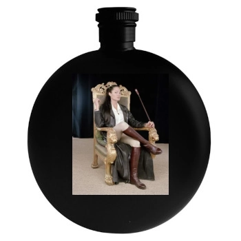 Angelina Jolie Round Flask