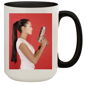 Angelina Jolie 15oz Colored Inner & Handle Mug