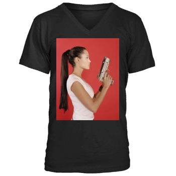 Angelina Jolie Men's V-Neck T-Shirt