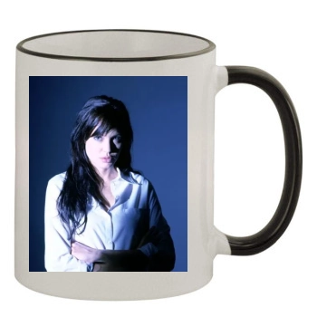 Angelina Jolie 11oz Colored Rim & Handle Mug