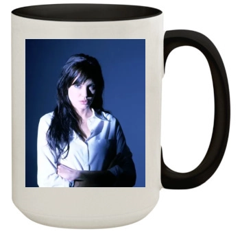 Angelina Jolie 15oz Colored Inner & Handle Mug