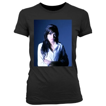 Angelina Jolie Women's Junior Cut Crewneck T-Shirt