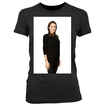 Angelina Jolie Women's Junior Cut Crewneck T-Shirt