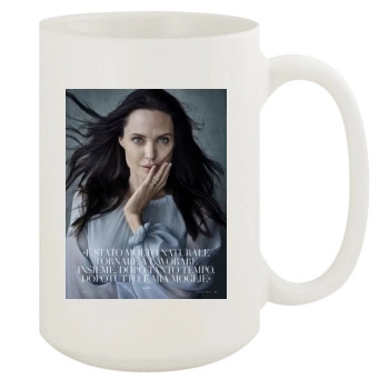 Angelina Jolie 15oz White Mug