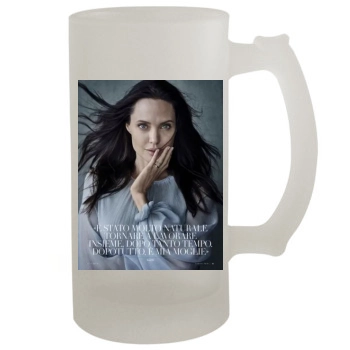 Angelina Jolie 16oz Frosted Beer Stein