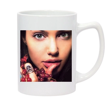 Angelina Jolie 14oz White Statesman Mug