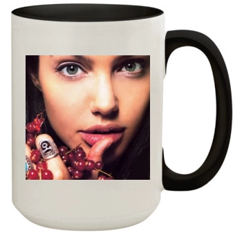 Angelina Jolie 15oz Colored Inner & Handle Mug