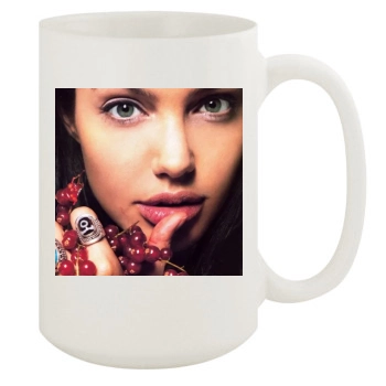 Angelina Jolie 15oz White Mug