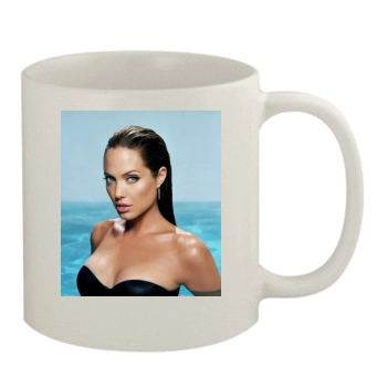 Angelina Jolie 11oz White Mug