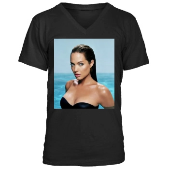 Angelina Jolie Men's V-Neck T-Shirt