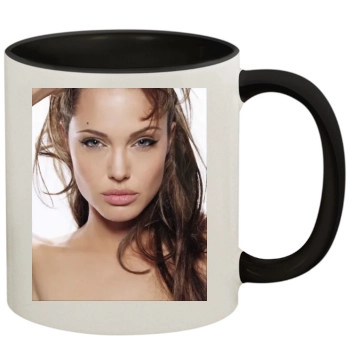 Angelina Jolie 11oz Colored Inner & Handle Mug