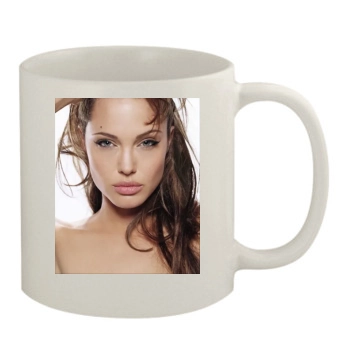 Angelina Jolie 11oz White Mug