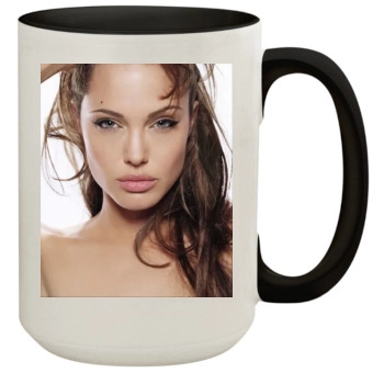 Angelina Jolie 15oz Colored Inner & Handle Mug