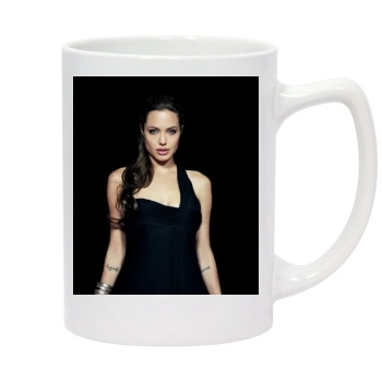 Angelina Jolie 14oz White Statesman Mug