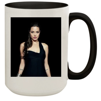 Angelina Jolie 15oz Colored Inner & Handle Mug