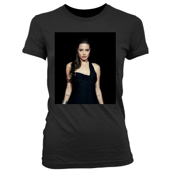 Angelina Jolie Women's Junior Cut Crewneck T-Shirt