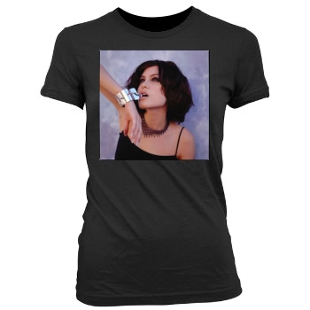 Angelina Jolie Women's Junior Cut Crewneck T-Shirt