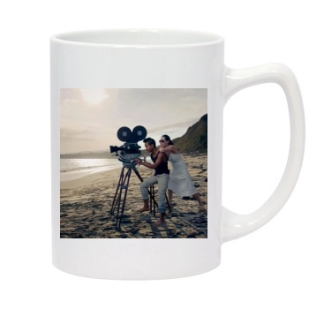 Angelina Jolie 14oz White Statesman Mug