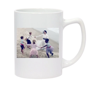 Angelina Jolie 14oz White Statesman Mug