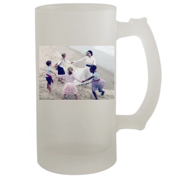 Angelina Jolie 16oz Frosted Beer Stein