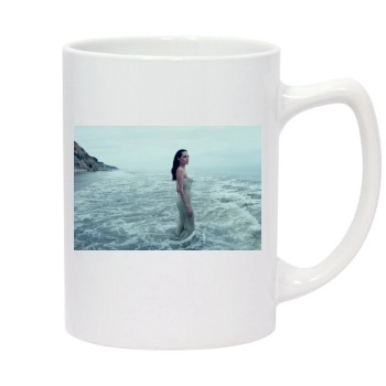 Angelina Jolie 14oz White Statesman Mug